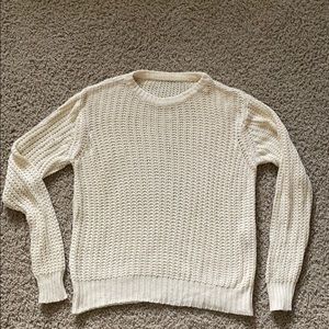 Brandy and Melville cream knit sweater
